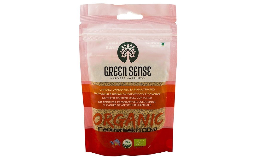 Green Sense Organic Fenugreek    Pack  100 grams